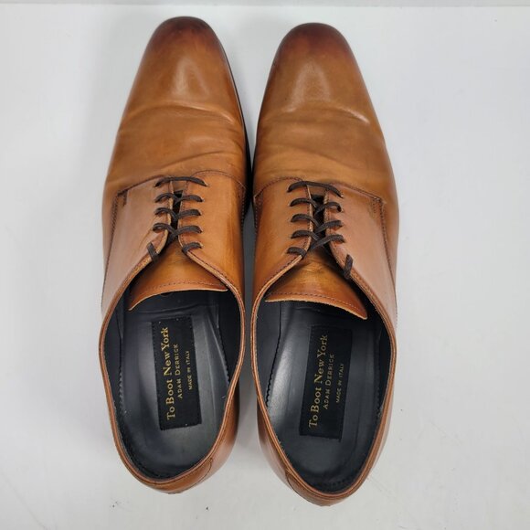 To Boot New York Adam Derrick Men's Brown Leather Oxford Shoes US Size 11 - Picture 5 of 8